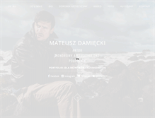 Tablet Screenshot of mateuszdamiecki.com